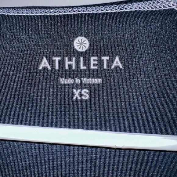 Athleta Women's Running Wild Navy Blue Half Zip Scuba Hoodie 2.0 Size XS - Picture 2 of 7